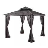 Holden 10x10 Outdoor Patio Black Gazebo