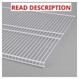 (2) Damaged Section 12FTX20IN HEAVY DUTY MESH SHE