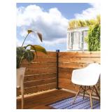 Black Aluminum Corner Post Kit 44x3x3 - Kit B4