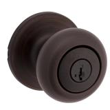 Cove Venetian Bronze Keyed Door Knob with SmartKe