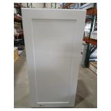 21"W x 13"D x 42"H White Cabinet