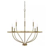Greyson 8-Light 34 W x 36.5 H Chandelier