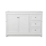 Naples 48 in. Bath Vanity Cabinet White
