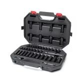 Husky 3/8 in. Drive SAE/Metric Socket Set (44)