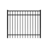 Vinings 6 ft Gate: Black Aluminum Fence Gate