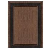 Essence Gold/Black 9 ft x 12 ft Rug Bordered
