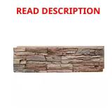 (Damaged) Wellco 12 in. Brown Faux Stone Panel Si