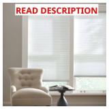 (5) Snow Drift Cordless Cellular Shades 42W x64L