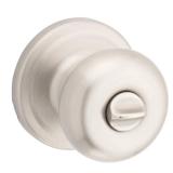 Juno Satin Nickel Privacy Door Knob with Lock