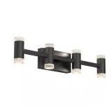 Mist 27-in. 4-Light Black LED Vanity Bar