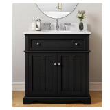 Fremont 32" Sink Vanity with Marble Top