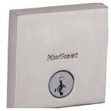 Downtown Satin Nickel Deadbolt with SmartKey