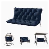 2-Seater Outdoor Swing Cushion Navy