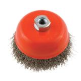 Forney 5 in. Crimped Steel Cup Brush 8000 rpm