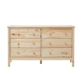 Unfinished 6 drawer 54 in. Dresser
