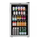 18" Glass-door Mini Fridge with Touch Panel