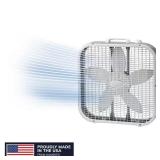 Lasko 20 in. 3-Speed Box Fan with Carry Handle