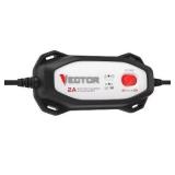 Vector 2-Amp Charger/Maintainer, 6/12V, White