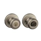 Kwikset Tylo Brass Exterior Knob with Microban