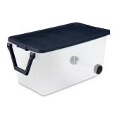(2) Sterilite 160 Qt. Wheeled Storage Box