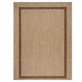 Beverly Rug Waikiki Beige/Brown 6x9 Border Rug