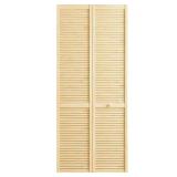 24 in. x 80 in. Louver Pine Door