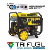 Tri-Fuel Portable Generator w/ CO Shield