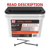 (Broken Container) 8 x 2-1/2 in #2 Drywall Screws