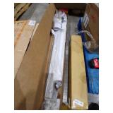 Rpughly 43.5" and 34.5" Blinds - White