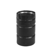 PelletVent 3x6 Double-Wall Chimney Pipe Black