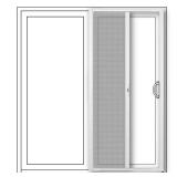 LuminAire Sliding Screen 72x80 White