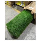 Green Polyethylene Shag/Frieze Turf Indo/Outdoor