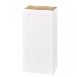 Avondale Shaker Cabinet, 18"W x 36"H, White