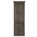 Naples 24 in. Linen Cabinet, Distressed Grey