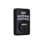 Radius Matte Black Electronic Keypad Deadbolt