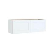 Courtland 36" Wall Bridge Cabinet Polar White