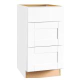 Shaker 18x24x34.5 White Base Cabinet