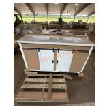 GlacierBay 60in Dual Sink Vanity- Grey/