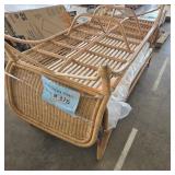 Wicker daybed with cushion 2x the bid