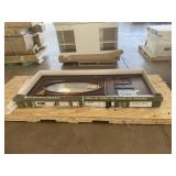 36x80 Woodgrain Fiberglass Door (Damaged)