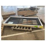 36x80  9-Lite  2-Panel  Fiberglass Exterior Door