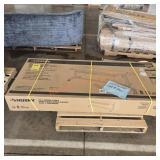 Husky 72 in work table,,reed fence