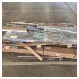 Glass shower doors/glass, misc trim pieces