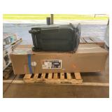 18ï¿½ Shaker Utility Cabinet, 64 gal. Rolling Trash
