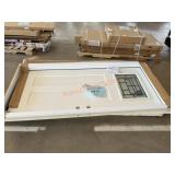MMI DOOR(White W/Glass Window), Interior White