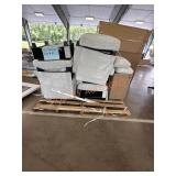 Sectional Sofa Set. White. Multi-Piece.