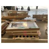 American craftsman 28x54 windows, 4x the bid;