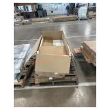 36ï¿½ white top vanity cracked