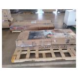 Hampton Bay 3 piece woven sectional set
