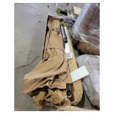 Extra large beige umbrella